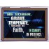 BE SOBER, GRAVE, TEMPERATE AND SOUND IN FAITH  Modern Wall Art  GWARMOUR10089  "18X12"