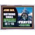 WITH GOD NOTHING SHALL BE IMPOSSIBLE  Modern Wall Art  GWARMOUR10111  "18X12"