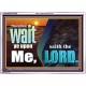 WAIT YE UPON ME SAITH THE LORD  Custom Biblical Paintings  GWARMOUR10305  