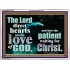 DIRECT YOUR HEARTS INTO THE LOVE OF GOD  Art & Décor Acrylic Frame  GWARMOUR10327  "18X12"