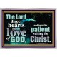 DIRECT YOUR HEARTS INTO THE LOVE OF GOD  Art & Décor Acrylic Frame  GWARMOUR10327  