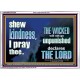 THE WICKED WILL NOT GO UNPUNISHED  Bible Verse for Home Acrylic Frame  GWARMOUR10330  