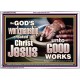 BE GOD'S WORKMANSHIP UNTO GOOD WORKS  Bible Verse Wall Art  GWARMOUR10342  