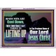 THOU SHALL SAY LIFTING UP  Ultimate Inspirational Wall Art Picture  GWARMOUR10353  