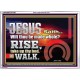 BE MADE WHOLE IN THE MIGHTY NAME OF JESUS CHRIST  Sanctuary Wall Picture  GWARMOUR10361  