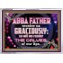 ABBA FATHER RECEIVE US GRACIOUSLY  Ultimate Inspirational Wall Art Acrylic Frame  GWARMOUR10362  "18X12"