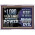 THE LORD GOD ALMIGHTY GREAT IN POWER  Sanctuary Wall Acrylic Frame  GWARMOUR10379  "18X12"