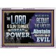 THE LORD GOD ALMIGHTY GREAT IN POWER  Sanctuary Wall Acrylic Frame  GWARMOUR10379  