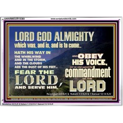 REBEL NOT AGAINST THE COMMANDMENTS OF THE LORD  Ultimate Inspirational Wall Art Picture  GWARMOUR10380  "18X12"