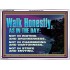 WALK HONESTLY ALL THE TIME  Eternal Power Picture  GWARMOUR10385  "18X12"