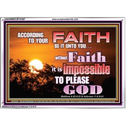 ACCORDING TO YOUR FAITH BE IT UNTO YOU  Children Room  GWARMOUR10387  