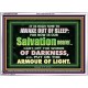 OUR SALVATION IS NEARER PUT ON THE ARMOUR OF LIGHT  Church Acrylic Frame  GWARMOUR10404  