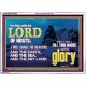 I WILL FILL THIS HOUSE WITH GLORY  Righteous Living Christian Acrylic Frame  GWARMOUR10420  