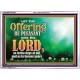 LET THY OFFERING BE PLEASANT UNTO THE LORD  Eternal Power Acrylic Frame  GWARMOUR10421  