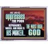 OPRRESSING THE POOR IS AGAINST THE WILL OF GOD  Large Scripture Wall Art  GWARMOUR10429  "18X12"