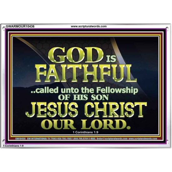 CALLED UNTO FELLOWSHIP WITH CHRIST JESUS  Scriptural Wall Art  GWARMOUR10436  