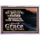 BE CLOTHED WITH HUMILITY FOR GOD RESISTETH THE PROUD  Scriptural Décor Acrylic Frame  GWARMOUR10441  
