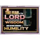 BEFORE HONOUR IS HUMILITY  Scriptural Acrylic Frame Signs  GWARMOUR10455  