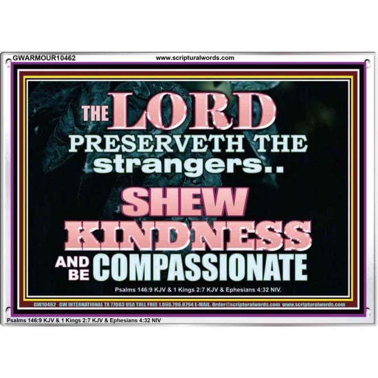 SHEW KINDNESS AND BE COMPASSIONATE  Christian Quote Acrylic Frame  GWARMOUR10462  