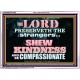 SHEW KINDNESS AND BE COMPASSIONATE  Christian Quote Acrylic Frame  GWARMOUR10462  