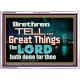 THE LORD DOETH GREAT THINGS  Bible Verse Acrylic Frame  GWARMOUR10481  