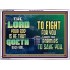 THE LORD IS WITH YOU TO SAVE YOU  Christian Wall Décor  GWARMOUR10489  "18X12"