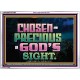 CHOSEN AND PRECIOUS IN THE SIGHT OF GOD  Modern Christian Wall Décor Acrylic Frame  GWARMOUR10494  