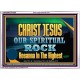 CHRIST JESUS OUR ROCK HOSANNA IN THE HIGHEST  Ultimate Inspirational Wall Art Acrylic Frame  GWARMOUR10529  