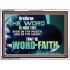 THE WORD IS NIGH THEE  Christian Quotes Acrylic Frame  GWARMOUR10555  "18X12"