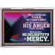 THE LORD DELIGHTETH IN MERCY  Contemporary Christian Wall Art Acrylic Frame  GWARMOUR10564  