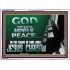 GOD SHALL GIVE YOU AN ANSWER OF PEACE  Christian Art Acrylic Frame  GWARMOUR10569  "18X12"