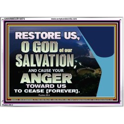 GOD OF OUR SALVATION  Scripture Wall Art  GWARMOUR10573  "18X12"