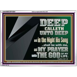 DEEP CALLETH UNTO DEEP  Modern Wall Art  GWARMOUR10591  "18X12"