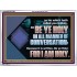 BE YE HOLY IN ALL MANNER OF CONVERSATION  Custom Wall Scripture Art  GWARMOUR10601  "18X12"