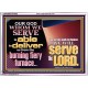OUR GOD WHOM WE SERVE IS ABLE TO DELIVER US  Custom Wall Scriptural Art  GWARMOUR10602  