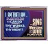 I AM THAT I AM GREAT AND MIGHTY GOD  Bible Verse for Home Acrylic Frame  GWARMOUR10625  "18X12"