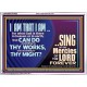 I AM THAT I AM GREAT AND MIGHTY GOD  Bible Verse for Home Acrylic Frame  GWARMOUR10625  