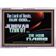 THE LORD OF HOSTS JEHOVAH TZVA'OT IS HIS NAME  Bible Verse for Home Acrylic Frame  GWARMOUR10634  