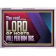 THE ZEAL OF THE LORD OF HOSTS  Printable Bible Verses to Acrylic Frame  GWARMOUR10640  