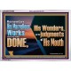 REMEMBER HIS WONDERS AND THE JUDGMENTS OF HIS MOUTH  Church Acrylic Frame  GWARMOUR10659  