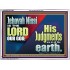 JEHOVAH NISSI IS THE LORD OUR GOD  Sanctuary Wall Acrylic Frame  GWARMOUR10661  "18X12"