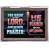 THE LORD IS TO BE FEARED ABOVE ALL GODS  Righteous Living Christian Acrylic Frame  GWARMOUR10666  "18X12"
