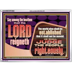 THE LORD IS A DEPENDABLE RIGHTEOUS JUDGE VERY FAITHFUL GOD  Unique Power Bible Acrylic Frame  GWARMOUR10682  "18X12"