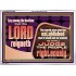 THE LORD IS A DEPENDABLE RIGHTEOUS JUDGE VERY FAITHFUL GOD  Unique Power Bible Acrylic Frame  GWARMOUR10682  "18X12"