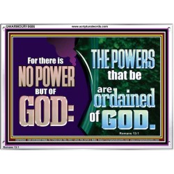 THERE IS NO POWER BUT OF GOD THE POWERS THAT BE ARE ORDAINED OF GOD  Church Acrylic Frame  GWARMOUR10686  "18X12"