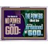 THERE IS NO POWER BUT OF GOD THE POWERS THAT BE ARE ORDAINED OF GOD  Church Acrylic Frame  GWARMOUR10686  "18X12"