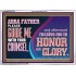 ABBA FATHER PLEASE GUIDE US WITH YOUR COUNSEL  Ultimate Inspirational Wall Art  Acrylic Frame  GWARMOUR10701  "18X12"