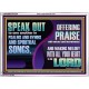MAKE MELODY TO THE LORD WITH ALL YOUR HEART  Ultimate Power Acrylic Frame  GWARMOUR10704  