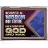 INCREASED IN WISDOM STATURE FAVOUR WITH GOD AND MAN  Children Room  GWARMOUR10708  "18X12"