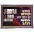 JEHOVAH EL GIBBOR MIGHTY GOD MIGHTY TO SAVE  Eternal Power Acrylic Frame  GWARMOUR10715  "18X12"